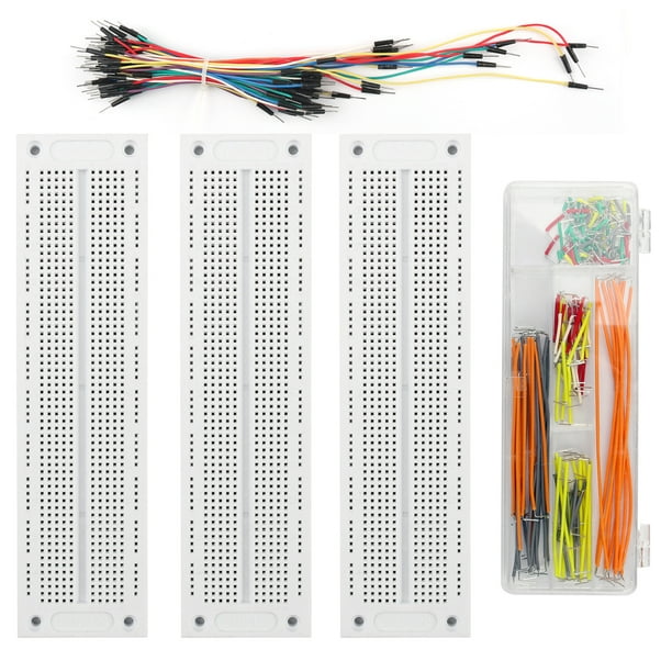 700 Points Solderless PCB Breadboard SYB-120 & 65Pcs Jumper Wires For Arduino
